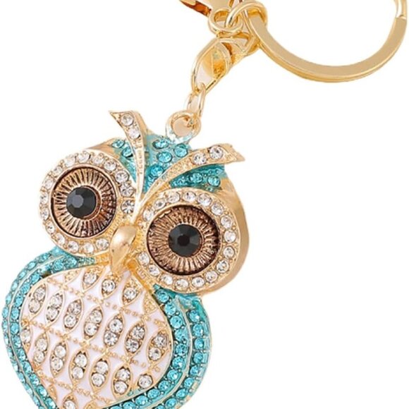 Accessories - Owl Crystal Keychain Purse Charm for Women Bag Accessories Gift
